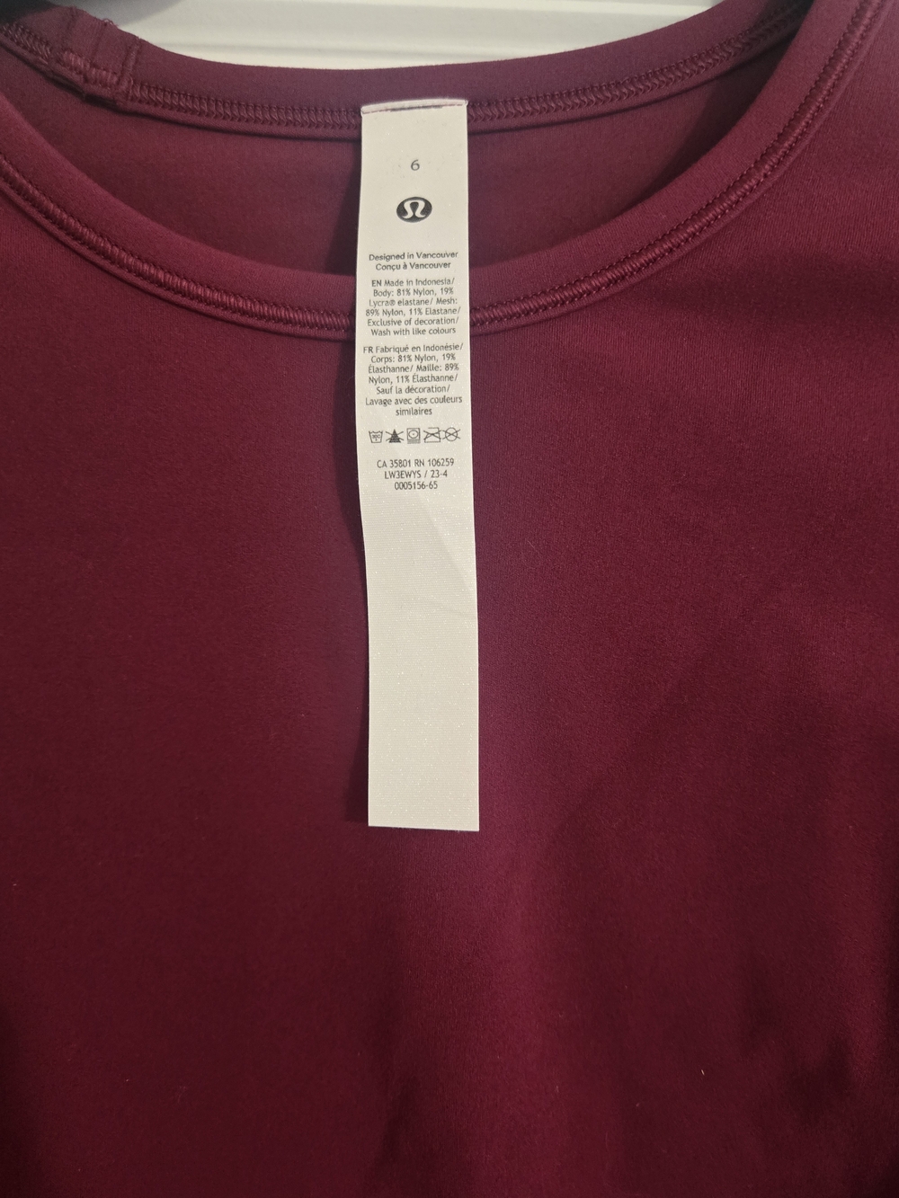 LULULEMON LONG SLEEVE TOP - Picture 2 of 4